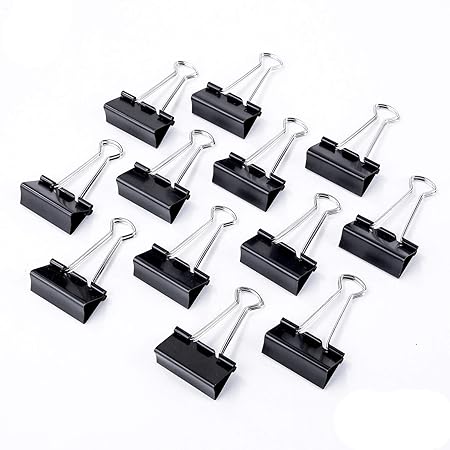 Bibbulmun Foldback Clips 32mm – Pack of 12