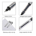 Eyeye Roller Ball Pen Black 0.5mm – Smooth Writing Liquid Ink Pen (Pack of 12)