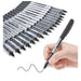 Eyeye Roller Ball Pen Black 0.5mm – Smooth Writing Liquid Ink Pen (Pack of 12)