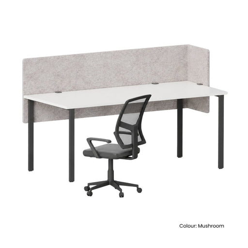 SANA Serenity Desk Screen 12mm Above and Below 1800 x 800+300mm