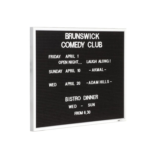 Visionchart Executive Groove Felt Letter Board 2400 x 1200mm
