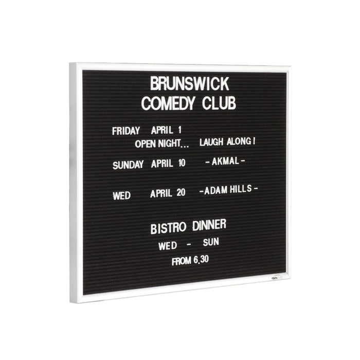 Visionchart Executive Groove Felt Letter Board 1500 x 1200mm EXLB1512
