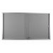 Visionchart BeNoticed Sliding Door Notice Case Felt Pinboard 1800 x 1200mm SGCF4