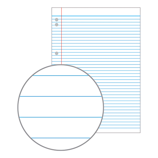 Olympic Loose Leaf Refill 7mm Ruled with Red Margin A4 100 leaf