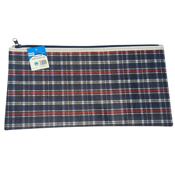 Premier Tartan Pencil Case – Large 340mm x 170mm