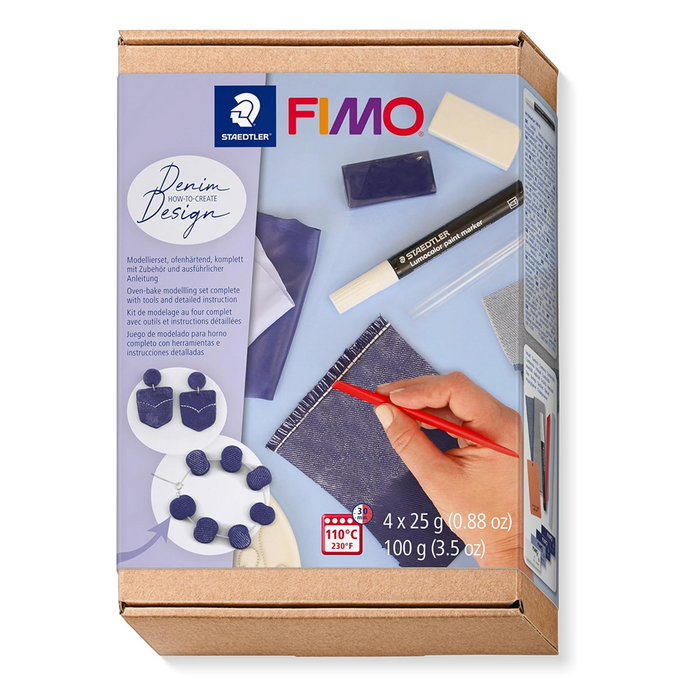 Staedtler Set Modelling Clay Fimo Soft HTC1 - Denim Effect