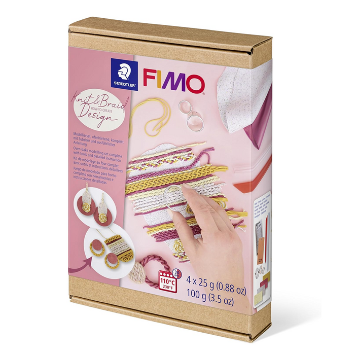 Staedtler Set Modelling Clay Fimo Soft HTC1 - Knit & Braid Effect