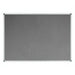 Visionchart Corporate Felt Pinboard Standard Frame 1500 x 1200mm Grey VF1512L