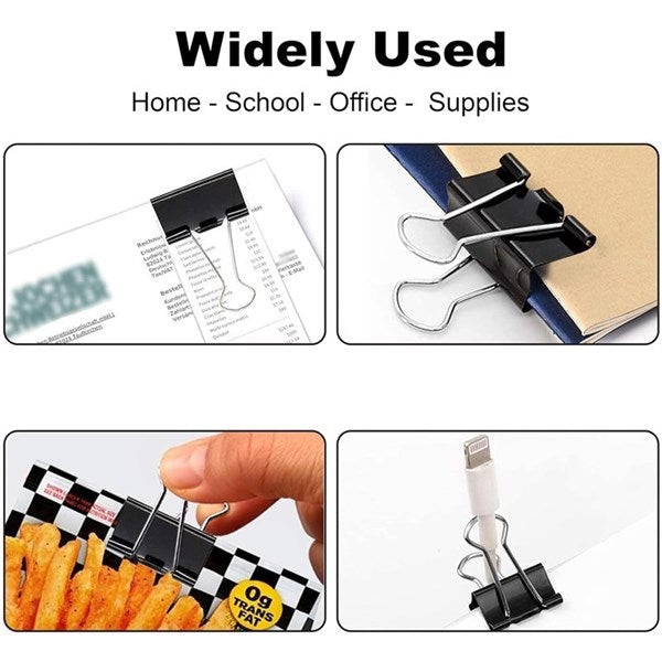 Bibbulmun Foldback Clips 32mm – Pack of 12