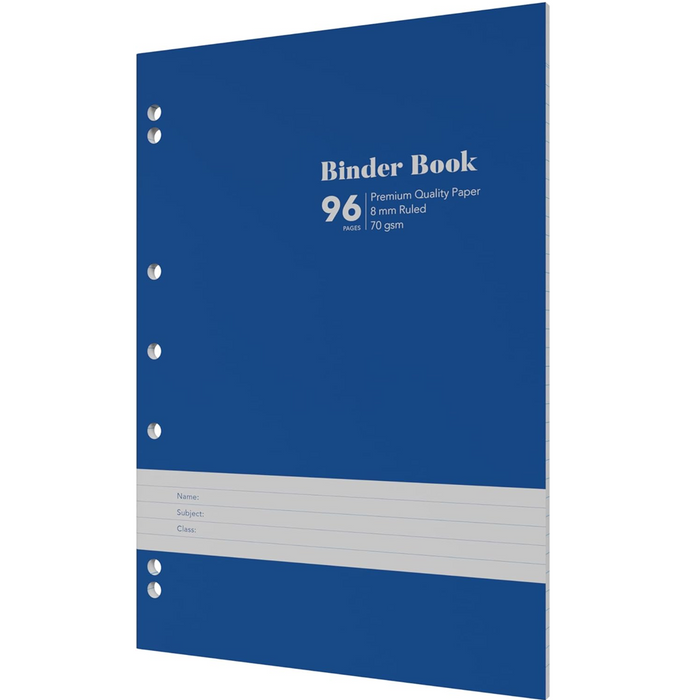 Collins School Essentials Binder Book A4 8mm Ruled 96PP - Blue