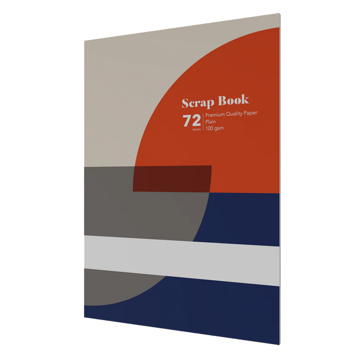 Collins School Essentials Scrap Book 335 x 240mm 72PP - Geo Print