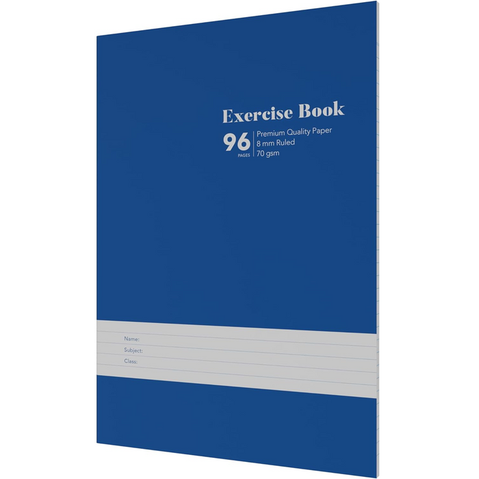 Collins School Essentials Exercise Book A4 8mm Ruled 96PP - Blue