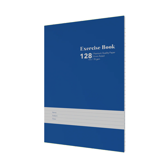 Collins School Essentials Exercise Book A4 8mm Ruled 128PP - Blue