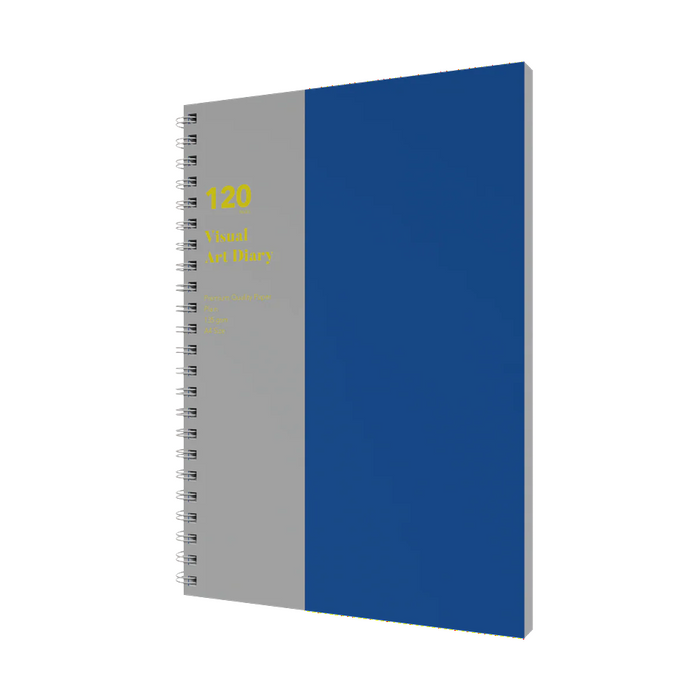 Collins School Essentials Visual Art Diary A4 Plain 120PP - Blue