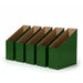 Creative Kids Magazine Box 165 x 220 x 155mm Dark Green Pack of 5