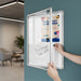 Visionchart Neo Notice Case 900 x 600mm Silver TXN9060