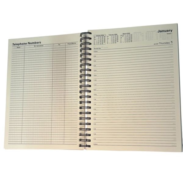 Bibbulmun Diary Management Wiro A4 1 Day To A Page 2026
