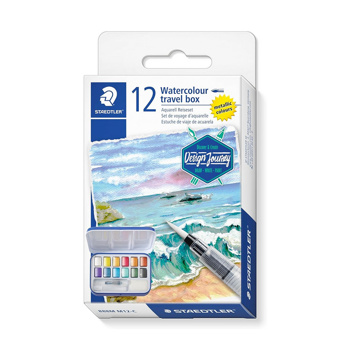 Staedtler Travel Paint Box Metallic  - 12 Set