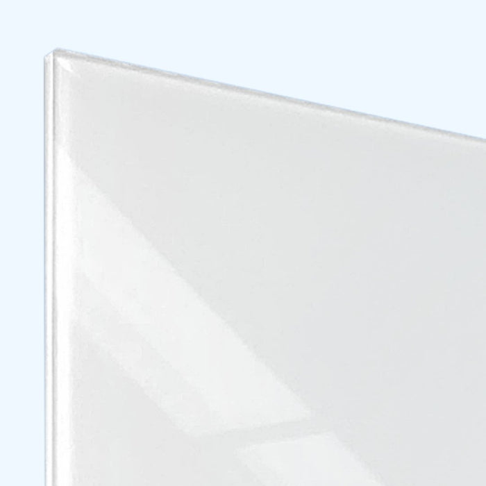 Visionchart Accent Magnetic Glassboard 900 x 600mm White VGA9060