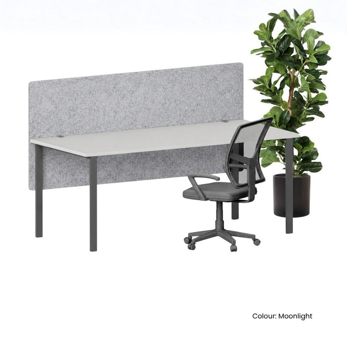 SANA Serenity Desk Screen 24mm Above and Below Desk 1800 x 800mm Assorted