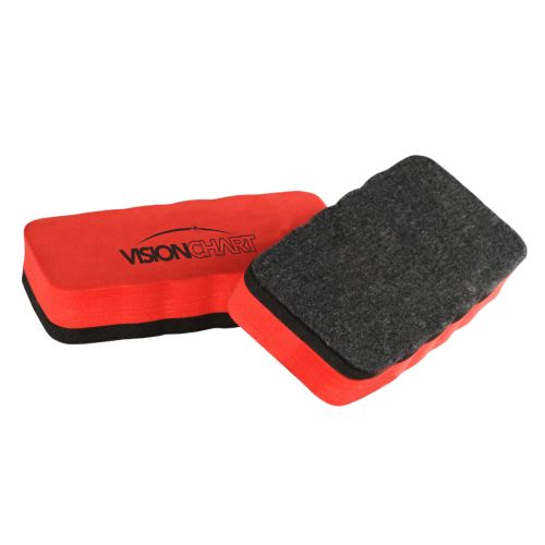 Visionchart Whiteboard Eraser Magnetic Soft Foam 115 x 60mm