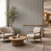 SANA Linea Acoustic Panel 12mm 2600 x 1200mm Heather 23