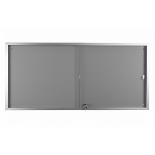 Visionchart BeNoticed Lockable Notice Case 1500 x 900mm SGCF2
