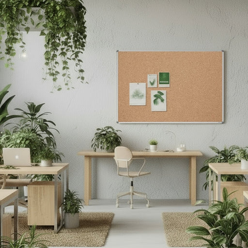 Visionchart Cork Pinboard Standard Frame 1500 x 1200mm