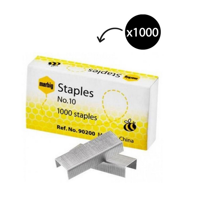 Marbig Staples No. 10 - Box 1000