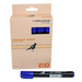 BIBBULMUN Permanent Marker Bullet 270 Blue – Box of 12