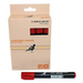 BIBBULMUN Permanent Marker Bullet 270 Red – Box of 12
