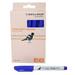 BIBBULMUN Permanent Marker – Bullet Tip Blue