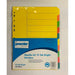 Premier Manilla A4 10 Tab Bright Dividers