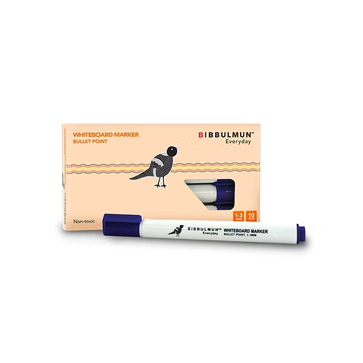 BIBBULMUN Whiteboard Marker – Bullet Point Blue