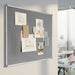 Visionchart Corporate Felt Pinboard Standard Frame 1200 x 1200mm Grey VF1212L