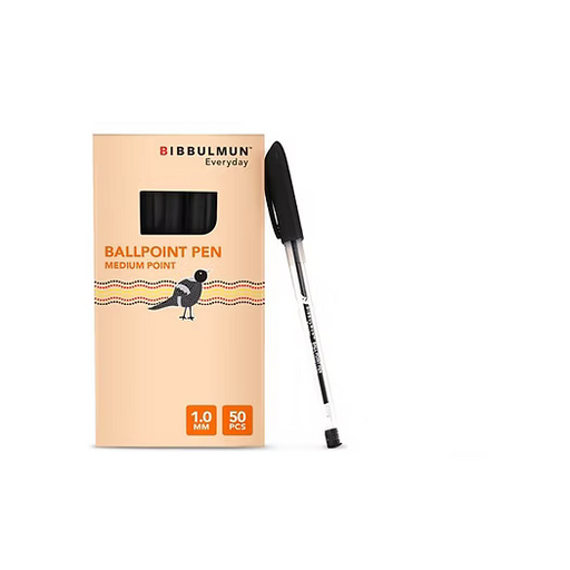 BIBBULMUN Everyday Ballpoint Pen – Medium Point 1.0mm |Black Ink