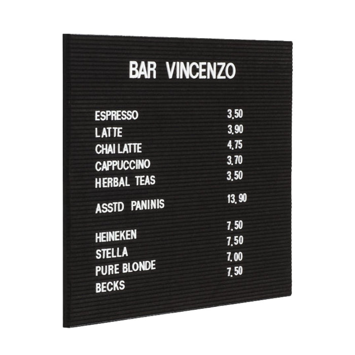 Visionchart Executive Groove Felt Letter Board Frameless 1200 x 1200mm EXINS1212