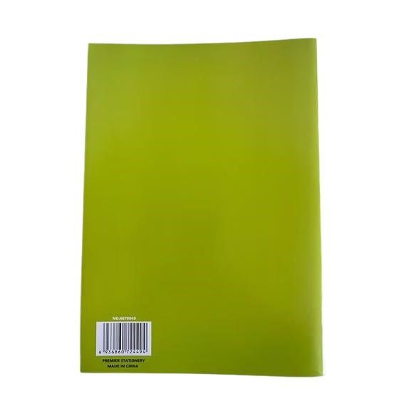 Premium A4 Exercise Book – 48 Pages, QLD Year 3/ 4 Ruled with Margin – 70gsm Paper (Pack of 12)