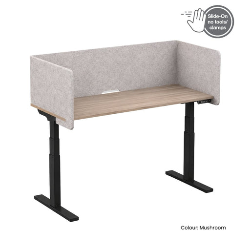 SANA Serenity Desk Screen 24mm Surround 1800 x 800 x 500mm Altitude