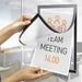 Visionchart Repositionable Message Frame A4 239 x 325mm Silver VRF004