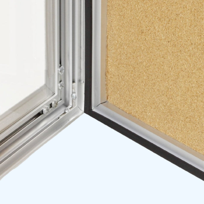 Visionchart TX Weather Resistant Double Door Notice Case 1350 x 980mm TX1390