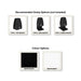 SANA Serenity Desk Screen 24mm Above Desk 1200 x 400mm