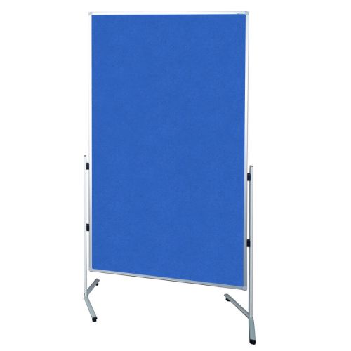 Visionchart Modulo Room Divider Pinboard T Leg 1500 x 900mm Blue MPB1590A-4