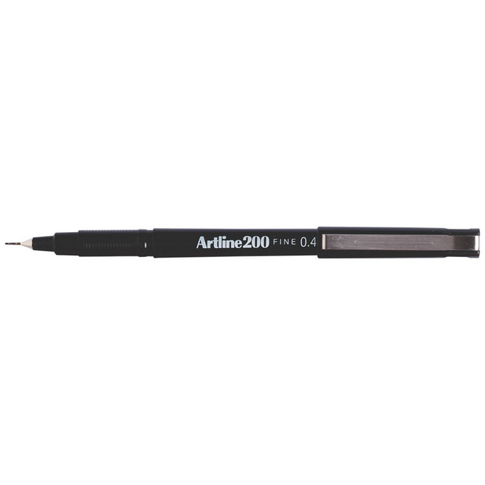 Artline Fineline 0.4mm Pen - Black