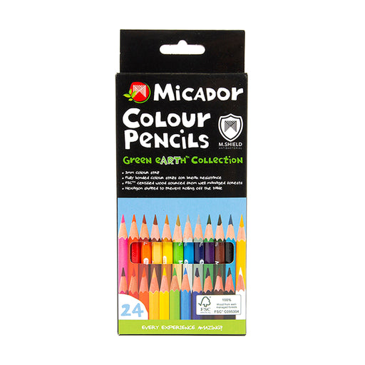 Micador M.Shield Colour Pencils 24 Pack