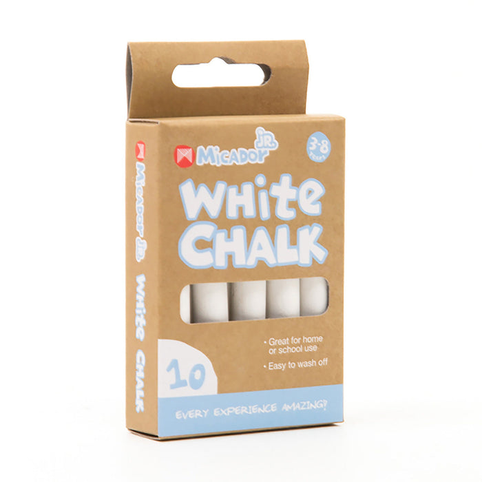 Micador Jr. White Chalk 10 Pack