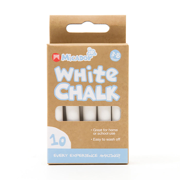 Micador Jr. White Chalk 10 Pack