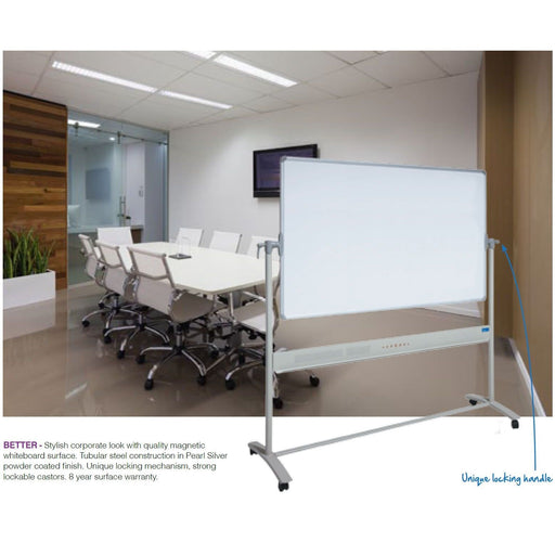 Visionchart VM1512 Mobile Corporate Magnetic Whiteboard 1500