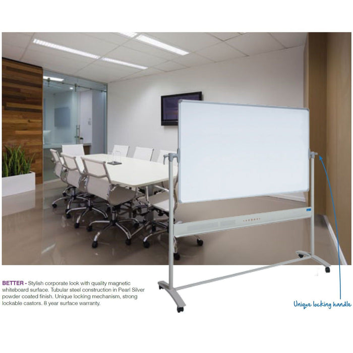Visionchart VM1512 Mobile Corporate Magnetic Whiteboard 1500