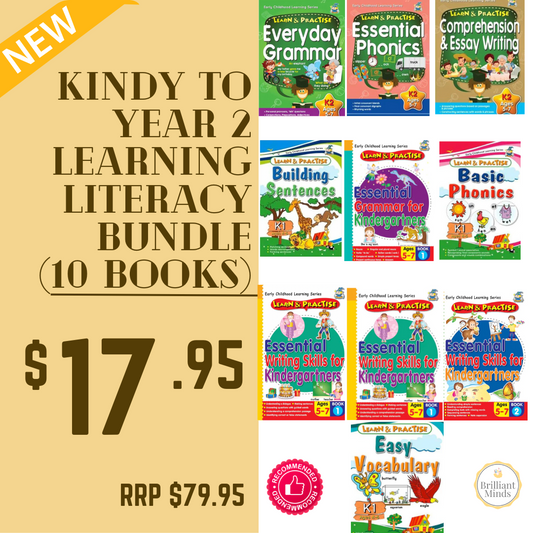 Kindy to Year 2 Literacy Bundle (10 Books)